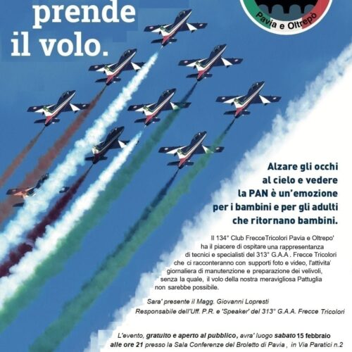 Sabato a Pavia i segreti delle Frecce Tricolori