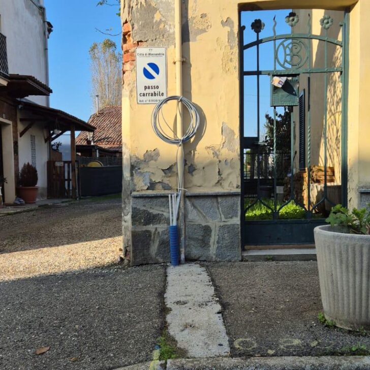 Tranciato un cavo della rete internet a Cascinagrossa: problemi di connessione in una zona della frazione