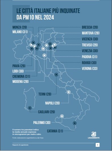 Mal’aria: Alessandria non è più tra “le più inquinate” ma la media di Pm10 è tra le più alte del Piemonte