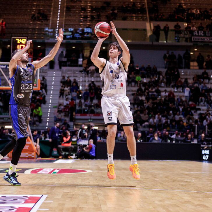 Bertram Derthona: la Final Eight finisce subito. Brescia si impone nel finale