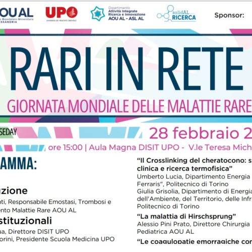 “Rari in rete”: ricerca e clinica a confronto nel convegno sulle Malattie Rare