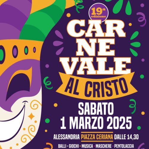 Carnevale in arrivo ad Alessandria. Rinviata al 1° marzo la festa al Cristo