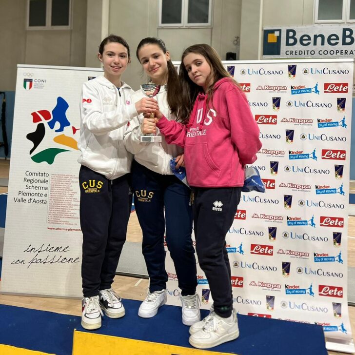 Scherma: piazzamenti da podio per il Cuspo al campionato regionale