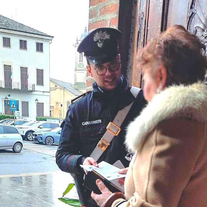 Carabinieri in prima linea contro le truffe agli anziani. A Occimiano e Mirabello incontri con i cittadini dopo la messa