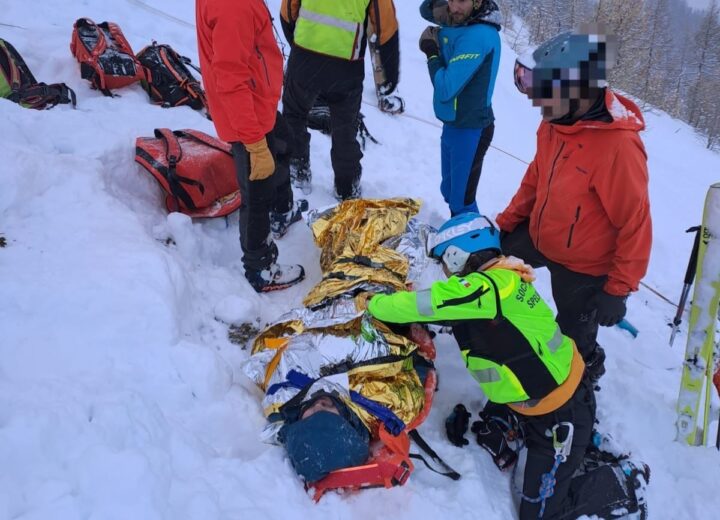 Valanghe a Salbertrand e Pragelato: maltempo complica operazioni di soccorso