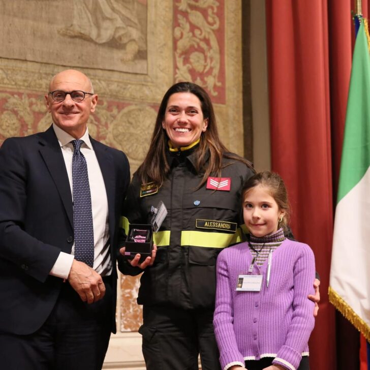 Il Vigile del Fuoco Barbara Galliano premiata a Roma tra le “Donne coraggiose 2025”