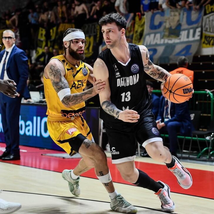 Gioia Bertram Derthona: Aek Atene ko al fotofinish