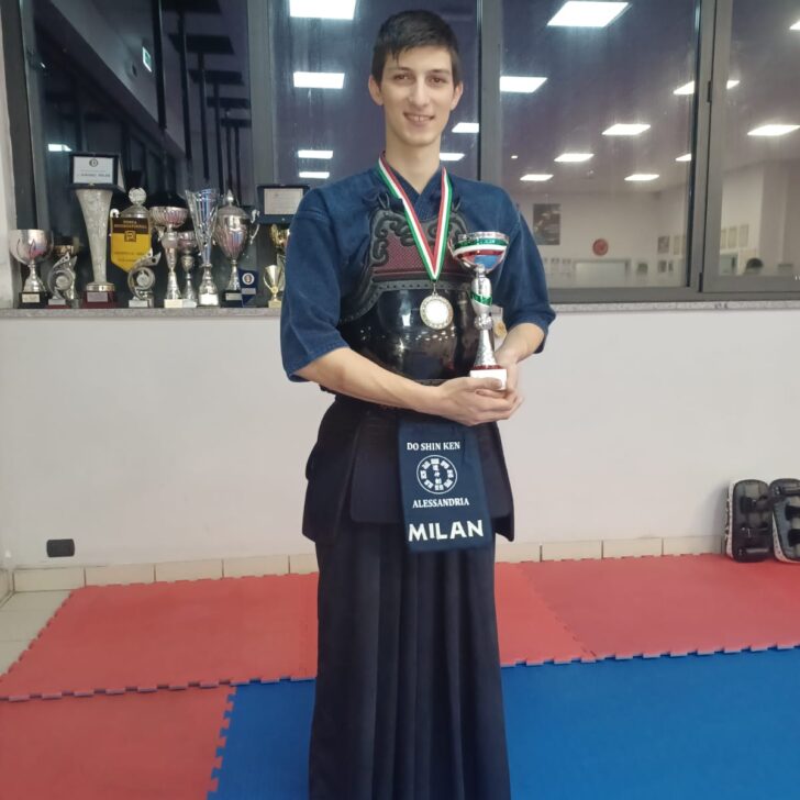 Kendo: medaglia di bronzo tricolore per il giovane Riccardo Milan del Doshinken