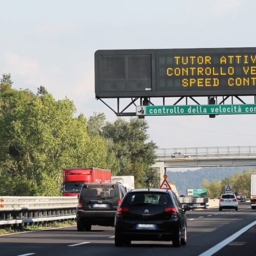 Dal 7 marzo attivazione di Tutor su 26 nuove tratte autostradali