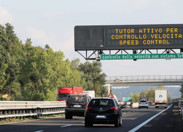 Sei nuovi tutor sulla autostrada A7 attivi da oggi, venerdì 29 maggio