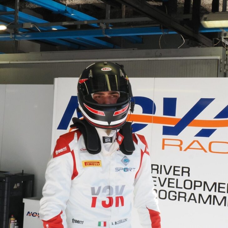 Endurance: il giovane alessandrino Andrea Bodellini ancora in GT3 con Nova Race