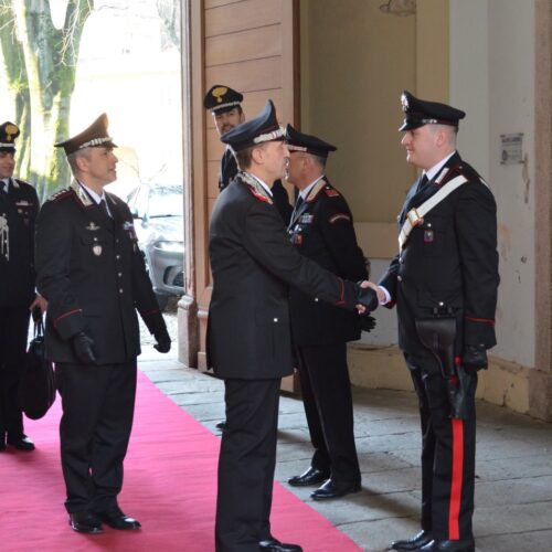 Il Comandante Interregionale Carabinieri ‘Pastrengo’ in visita al Comando Provinciale di Pavia