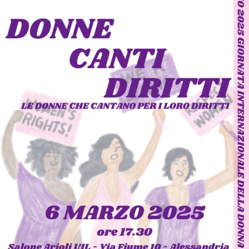 Giornata della Donna: il 6 marzo ad Alessandria “Le donne cantano per i loro diritti”