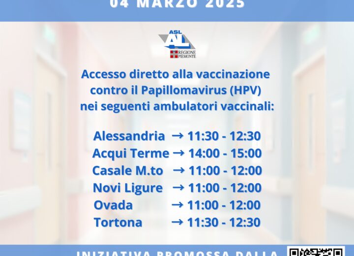 Giornata contro il Papilloma virus. Il 4 marzo accesso diretto per la vaccinazione negli ambulatori dell’Asl