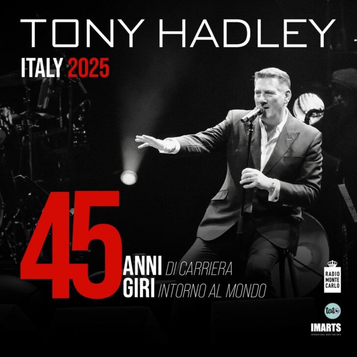 Tony Hadley: il tour “Tony Hadley 45” fa tappa anche ad Asti Musica