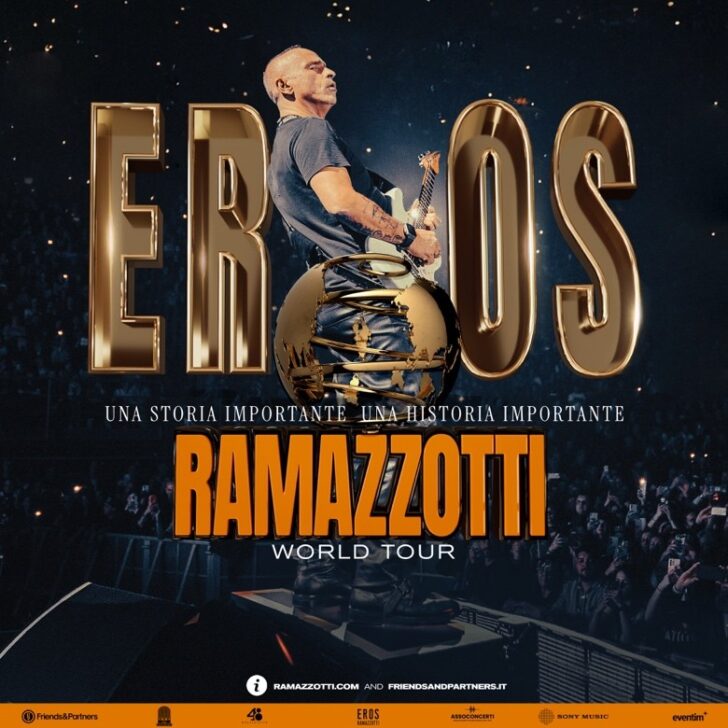 Eros Ramazzotti ha annunciato il nuovo tour “Una Storia Importante”