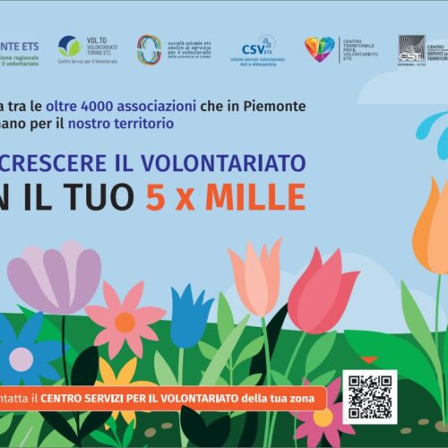Csvaa: “Fai crescere il volontariato con il tuo 5×1000