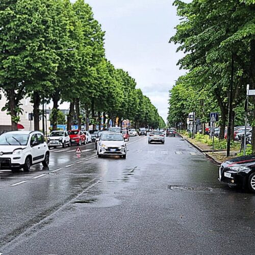 Incidente in viale Teresa Michel ad Alessandria