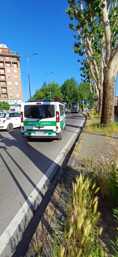 Bus in avaria Alessandria