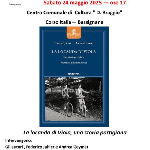 Sabato 24 maggio la presentazione del libro “La locanda viola”