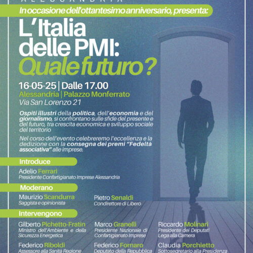 Confartigianato Alessandria celebra 80 anni con un talk-show dedicato al futuro delle PMI