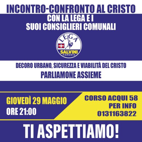 La Lega discute di sicurezza, decoro urbano e viabilità al Cristo