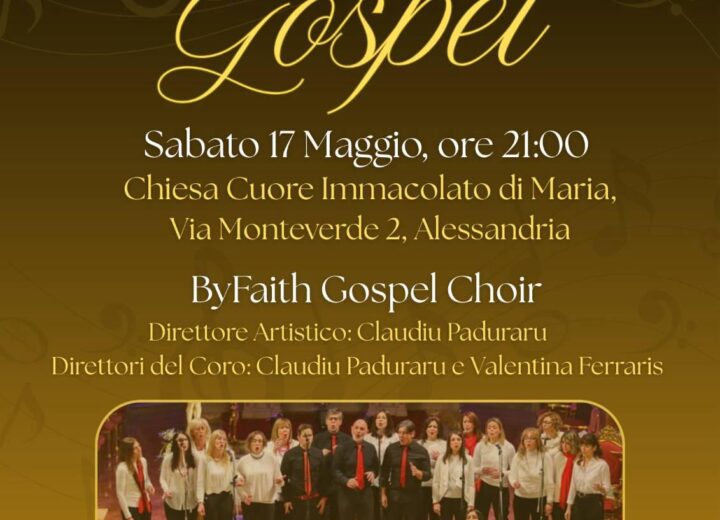 Sabato 17 maggio concerto gospel per sostenere la “Casa della speranza”