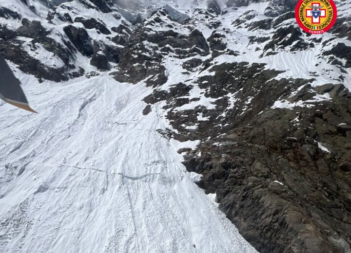 Tragedia sul Monte Rosa: morto un alpinista nella discesa del canalone Marinelli
