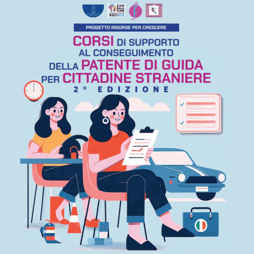 Corso di italiano per la patente dedicato alle donne straniere: al via le iscrizioni