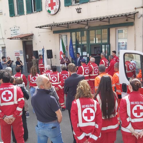 A Serravalle inaugurata la nuova ambulanza della Croce Rossa
