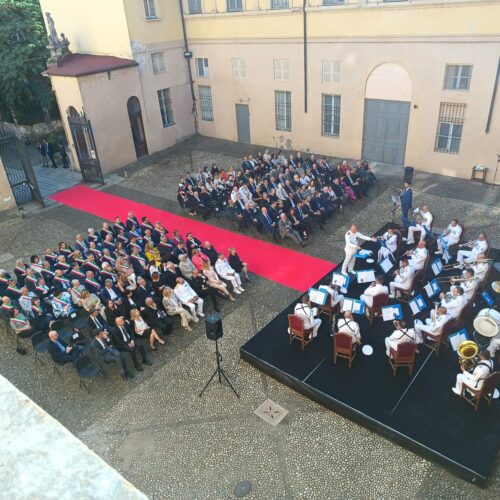 Per la prima volta a Palazzo Malaspina di Pavia la Fanfara della Marina Militare