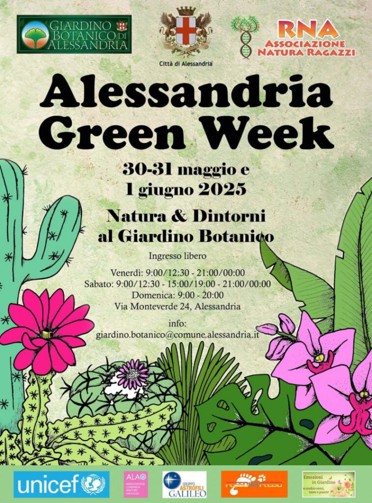 Green Week 2025 Alessandria Giardino botanico