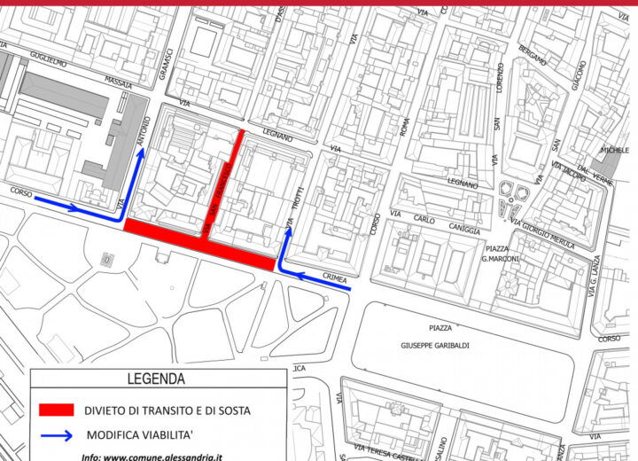 Cantieri teleriscaldamento in corso Crimea da lunedì 19: le modifiche al traffico
