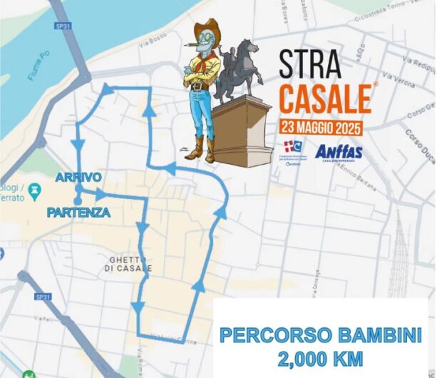 StraCasale 2025: tutto pronto per la 43^ edizione. Radio Gold in diretta da Piazza Castello