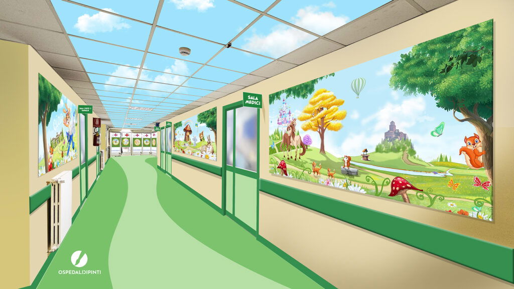 Rendering pronto soccorso Ospedale Infantile Alessandria