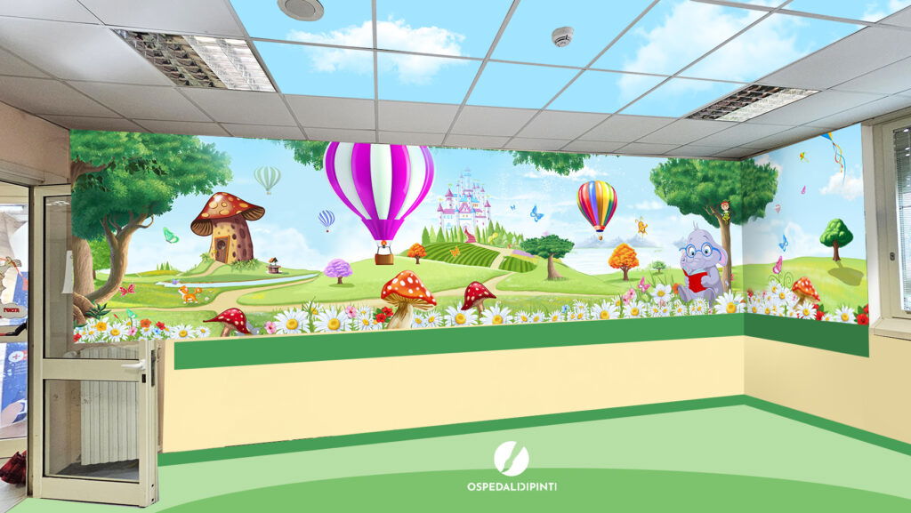 Rendering pronto soccorso Ospedale Infantile Alessandria