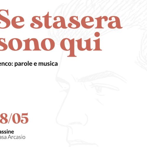 Domenica 18 maggio a Cassine la serata omaggio a Tenco, tra parole e musica
