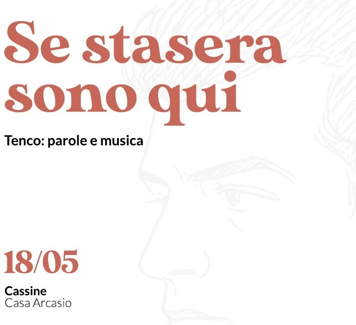 Domenica 18 maggio a Cassine la serata omaggio a Tenco, tra parole e musica