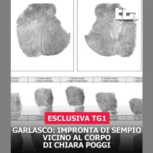 Garlasco, Tg1: “Impronta di Sempio vicino al corpo di Chiara Poggi”