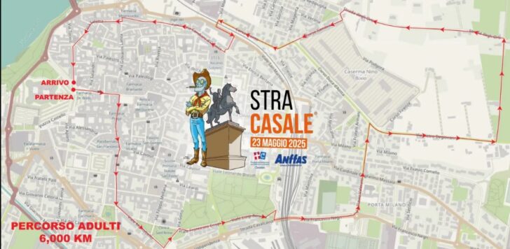 StraCasale 2025: tutto pronto per la 43^ edizione. Radio Gold in diretta da Piazza Castello