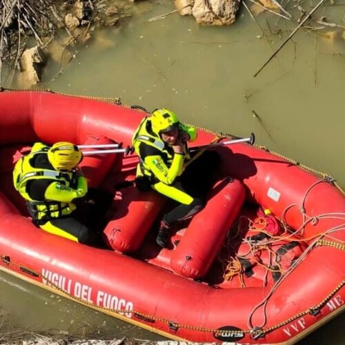 Anche i Vigili del Fuoco di Alessandria impegnati nelle ricerche di un uomo a Ceva, nel Cuneese