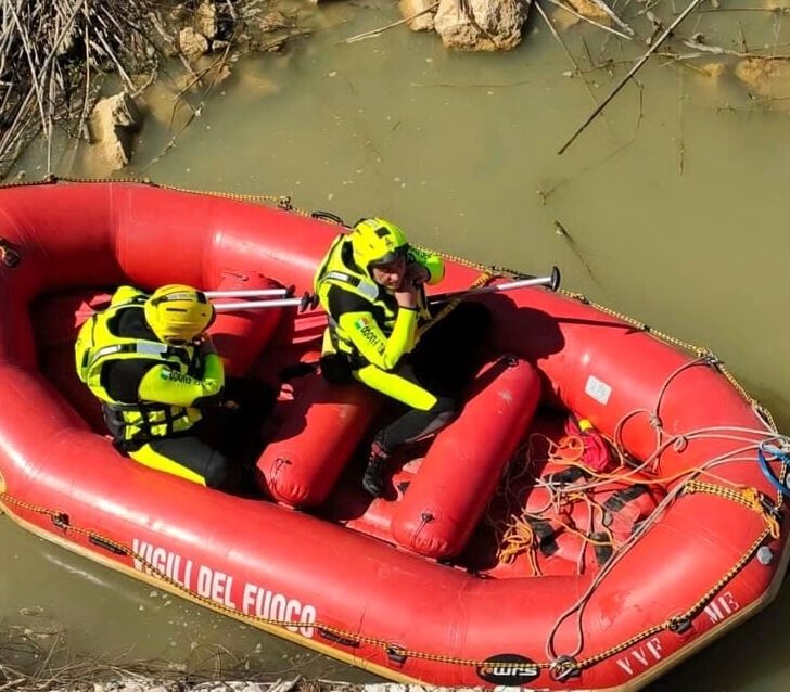 Anche i Vigili del Fuoco di Alessandria impegnati nelle ricerche di un uomo a Ceva, nel Cuneese