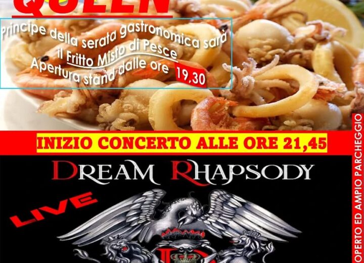 Fritto di pesce e la travolgente musica dei Queen a Carentino
