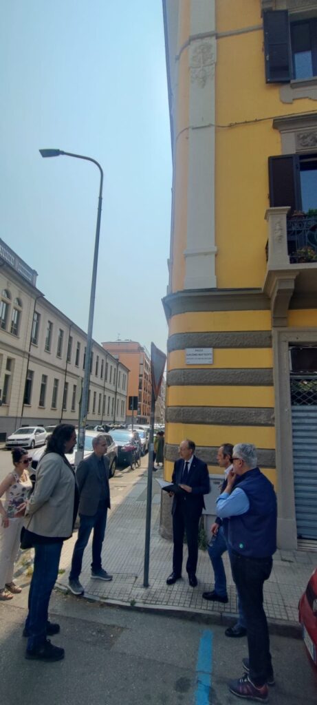 Nuova targa piazza matteotti alessandria