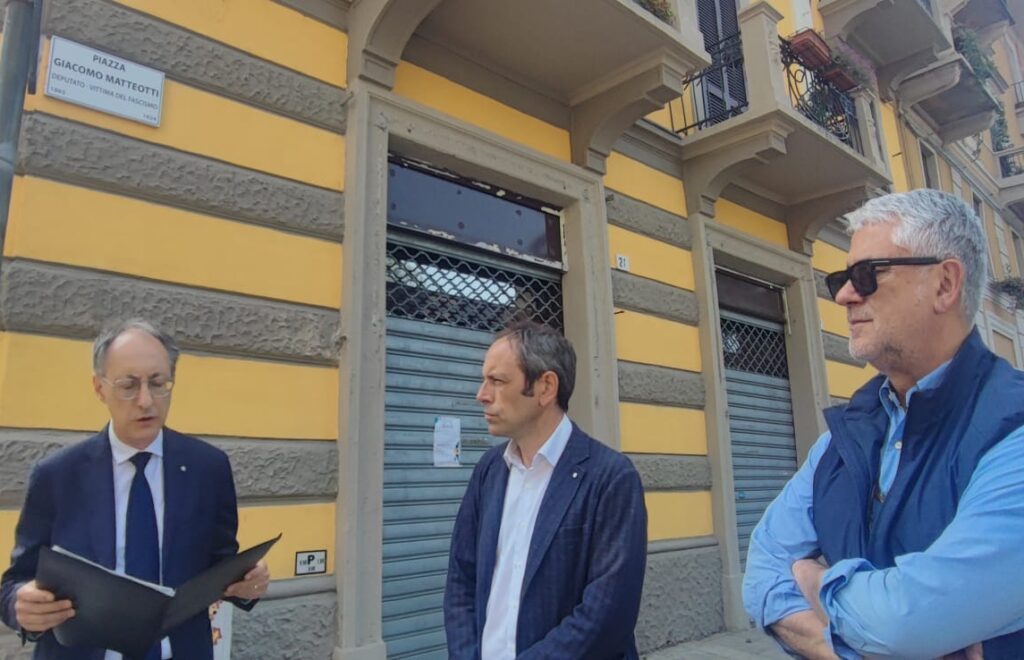 Nuova targa piazza matteotti alessandria