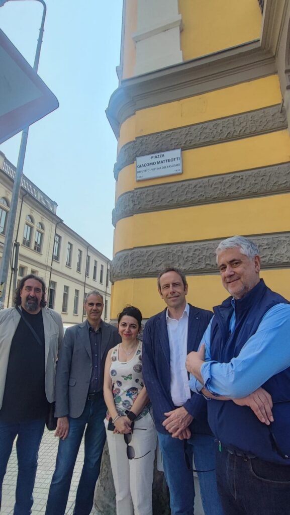 Nuova targa piazza matteotti alessandria