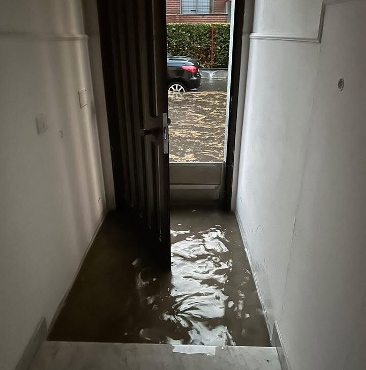 Allagamenti anche agli Orti: acqua al pian terreno e nei garage