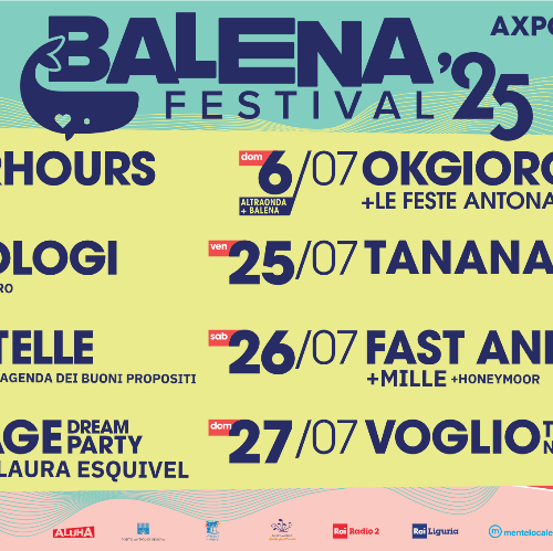 A Genova torna il Balena Festival dal 2 al 27 luglio