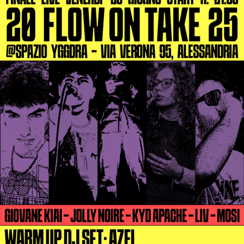 Questa sera a Spazio Yggdra la finale del contest rap FlowOnTake in diretta su RadioGold