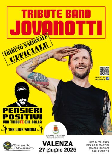 Valenza si accende con la musica live: il 27 giugno arriva la tribute band ufficiale di Jovanotti